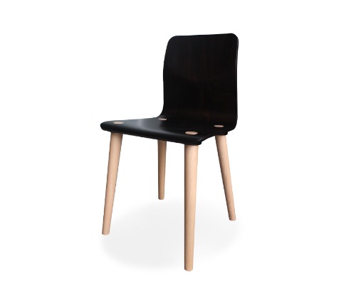 Chair Malmo - Dark Wenge/Light Natural