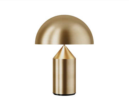 Atollo Bianco Table Lamp - Gold