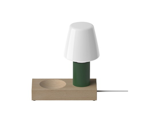 WOOD2 SHADE Table Stand - Green